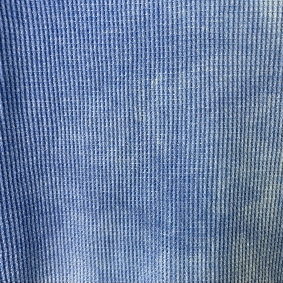 Zyia Size Small Sky Blue Waffle Knit Pullover Hoodie - Picture 4 of 7